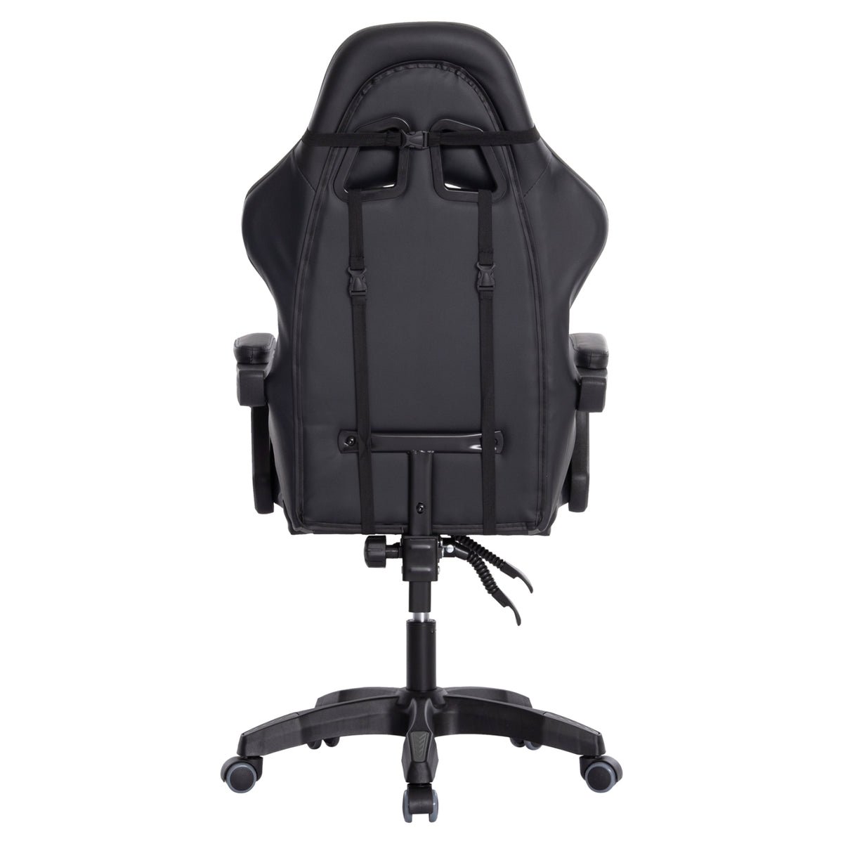 ΠΟΛΥΘΡΟΝΑ GAMING DARREN HM1203.10 ΜΑΥΡΟ-ΓΚΡΙ PVC 60x60x120Υεκ.