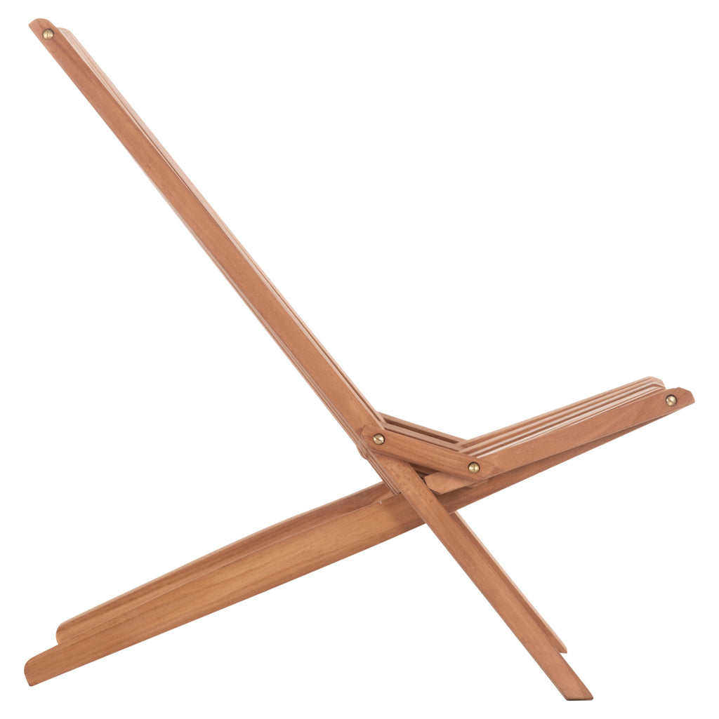 ΠΟΛΥΘΡΟΝΑ LOUNGE ΠΤΥΣΣΟΜΕΝΗ SHIGAO HM18112 ΞΥΛΟ TEAK--ΦΥΣΙΚΟ 61x88.5x89Υεκ.