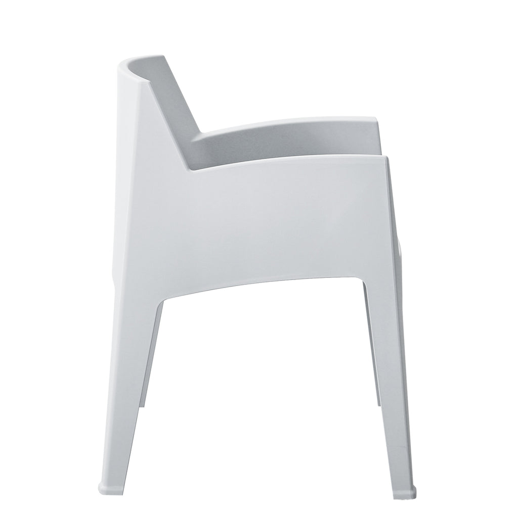 ΠΟΛΥΘΡΟΝΑ ΠΟΛΥΠΡΟΠΥΛΕΝΙΟΥ SLEEK HM6370.01 ΛΕΥΚΗ 68x63x82,5Υεκ.