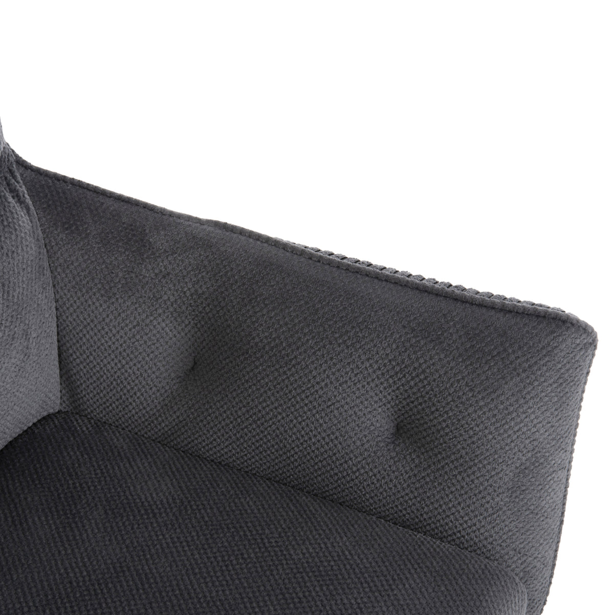 ΠΟΛΥΘΡΟΝΑ ΤΡΑΠΕΖΑΡΙΑΣ QUILL HM9843.03 ΓΚΡΙ ΥΦΑΣΜΑ-ΞΥΛΟ ΟΞΙΑΣ ΠΟΔΙΑ 61x57,5x91Υεκ.