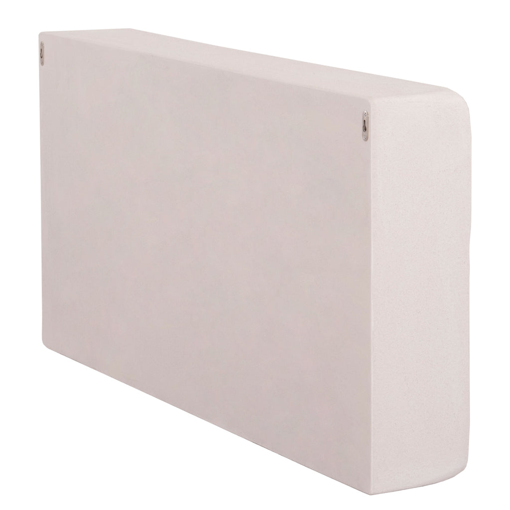 ΡΑΦΙ ΤΟΙΧΟΥ ΣΕΙΡΑ SANTORINI HM18063.01 MDF ΣΕ ΥΠΟΛΕΥΚΟ 120x18x60Υεκ.