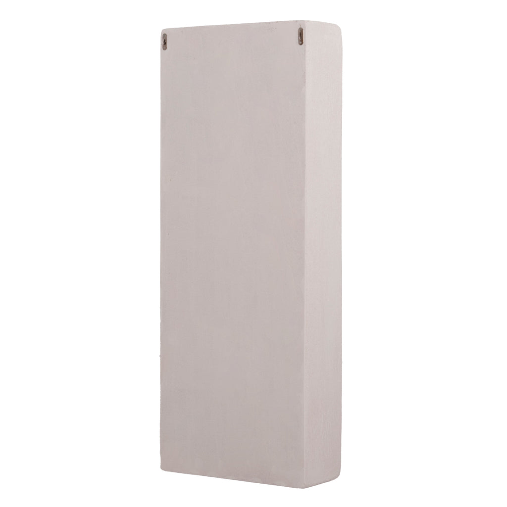 ΡΑΦΙΕΡΑ ΤΟΙΧΟΥ ΣΕΙΡΑ SANTORINI HM18069 MDF ΣΕ ΥΠΟΛΕΥΚΟ ΧΡΩΜΑ 47,5x18x120Υεκ.