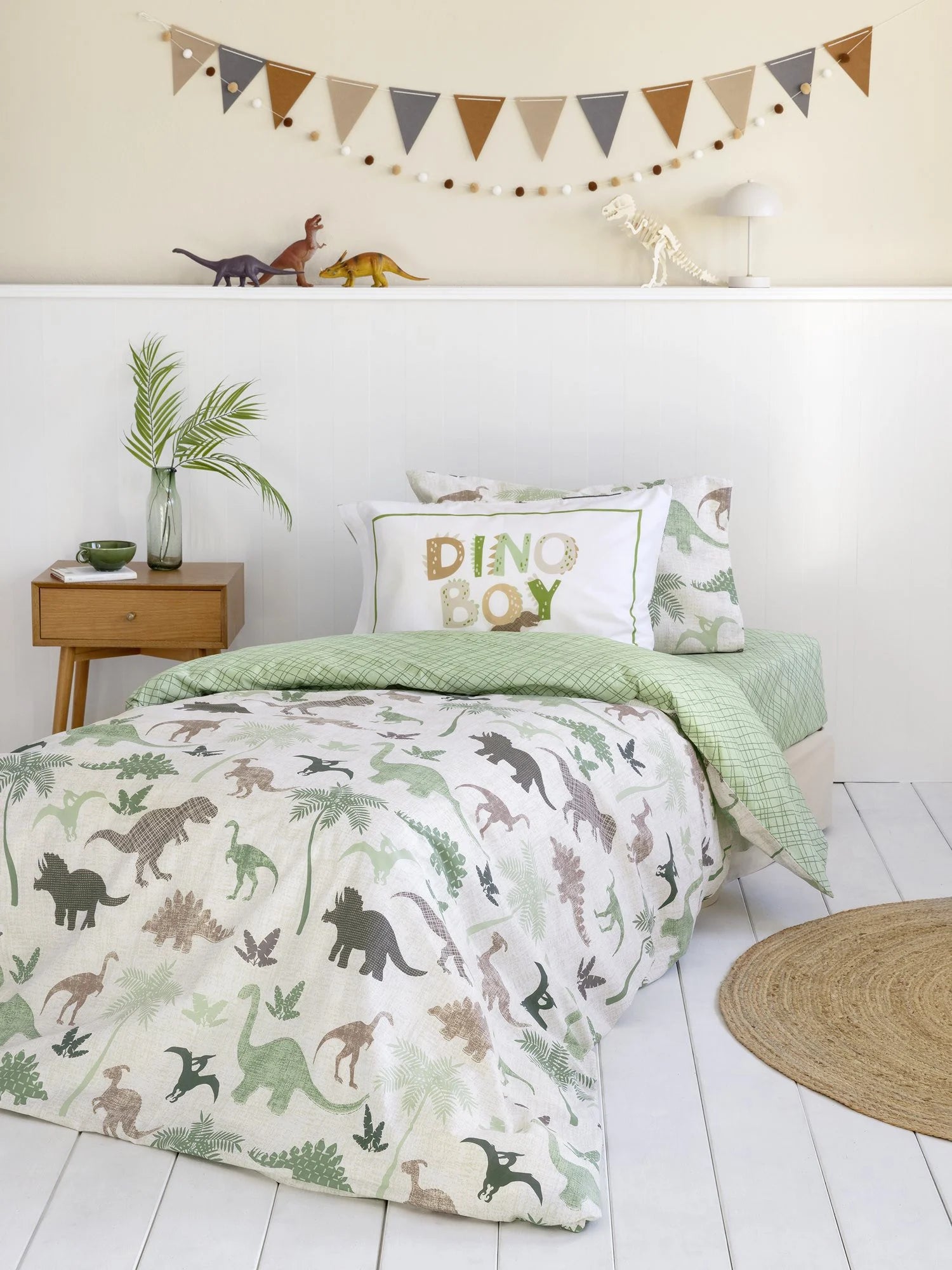 Bed Sheet Set Dino Boy
