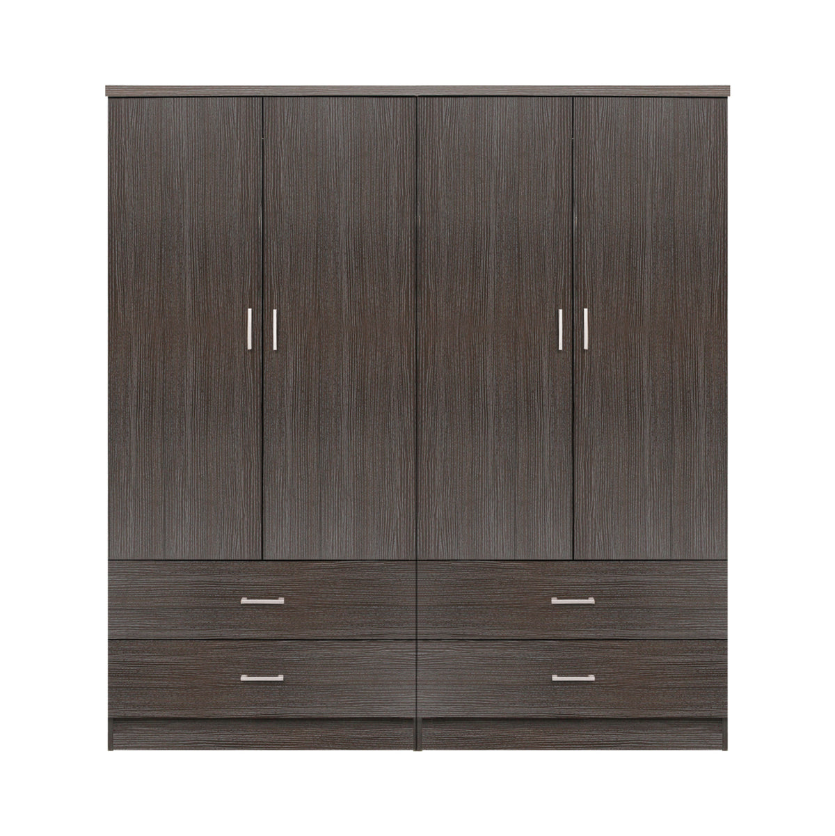 ΣΕΤ 2 ΤΜΧ ΝΤΟΥΛΑΠΑ 4ΦΥΛΛΗ ΜΕ 4 ΣΥΡΤΑΡΙΑ ZEBRANO 160X42X181 HM11349.01