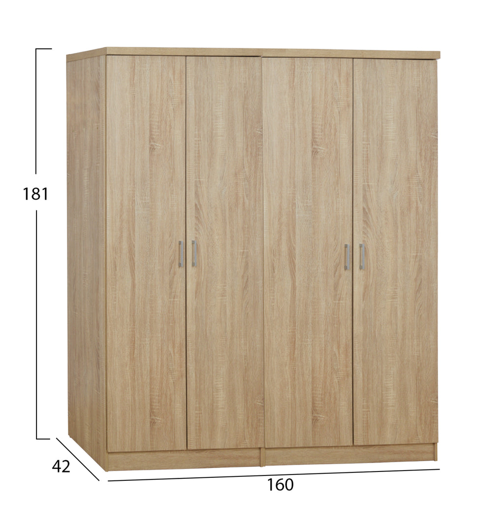 ΣΕΤ 2 ΤΜΧ ΝΤΟΥΛΑΠΑ 4ΦΥΛΛΗ SONAMA 160X42X181 HM11350.02