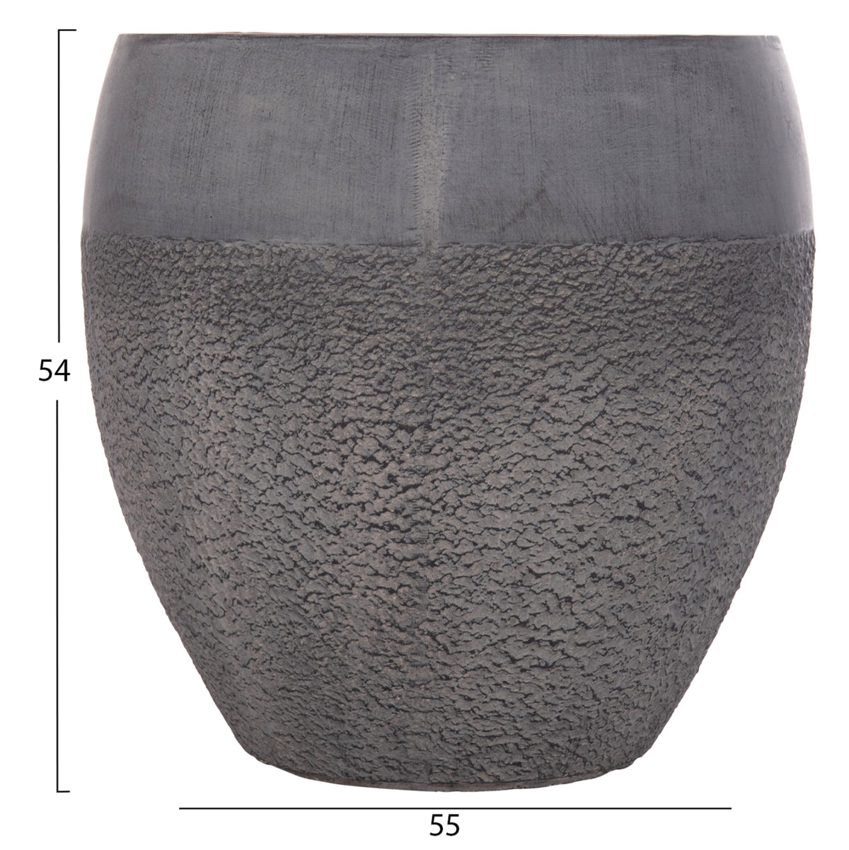 ΣΕΤ 3ΤΜΧ ΓΛΑΣΤΡΕΣ ΣΕΙΡΑ GARDENER HM4725 FIBERCLAY-ΣΕ ΣΚΟΥΡΟ CEMENT ΧΡΩΜΑ Φ55x54Υεκ