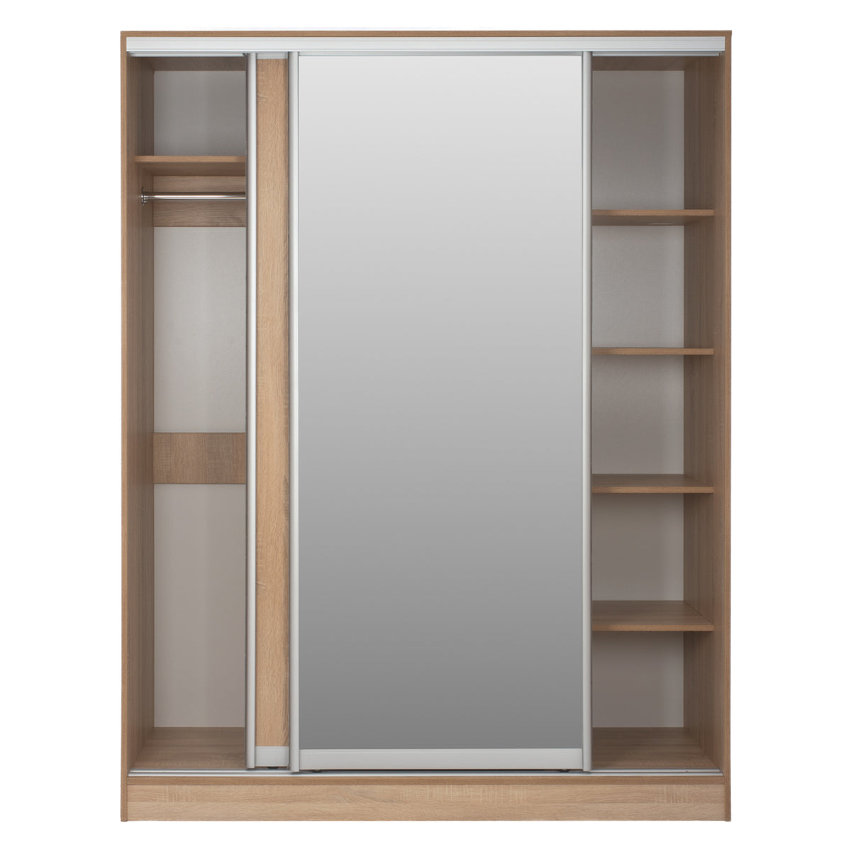 ΣΕΤ ΚΡΕΒΑΤΟΚΑΜΑΡΑΣ 6ΤΜΧ ADLER HM11759 ΜΕΛΑΜΙΝΗ SONAMA OAK-ΓΙΑ ΣΤΡΩΜΑ 160x200εκ