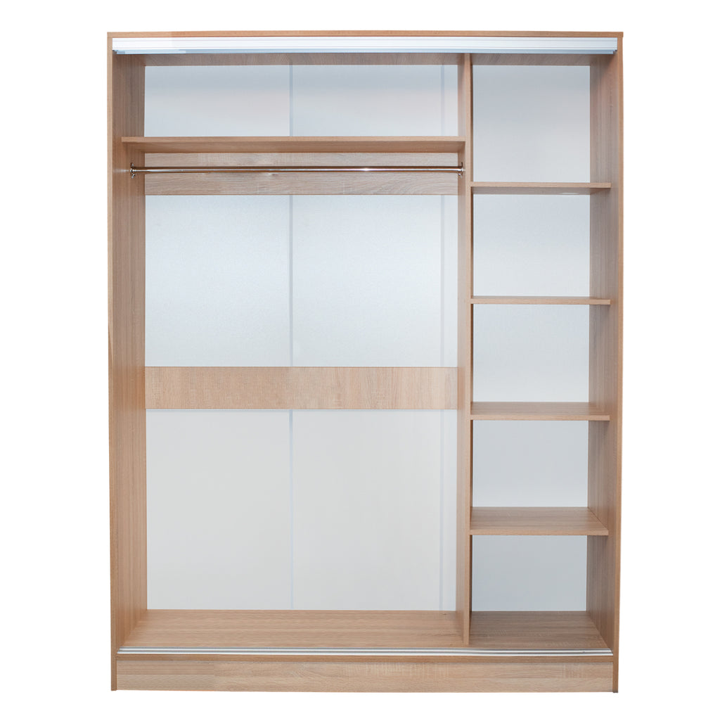 ΣΕΤ ΚΡΕΒΑΤΟΚΑΜΑΡΑΣ 6ΤΜΧ ADLER HM11759 ΜΕΛΑΜΙΝΗ SONAMA OAK-ΓΙΑ ΣΤΡΩΜΑ 160x200εκ