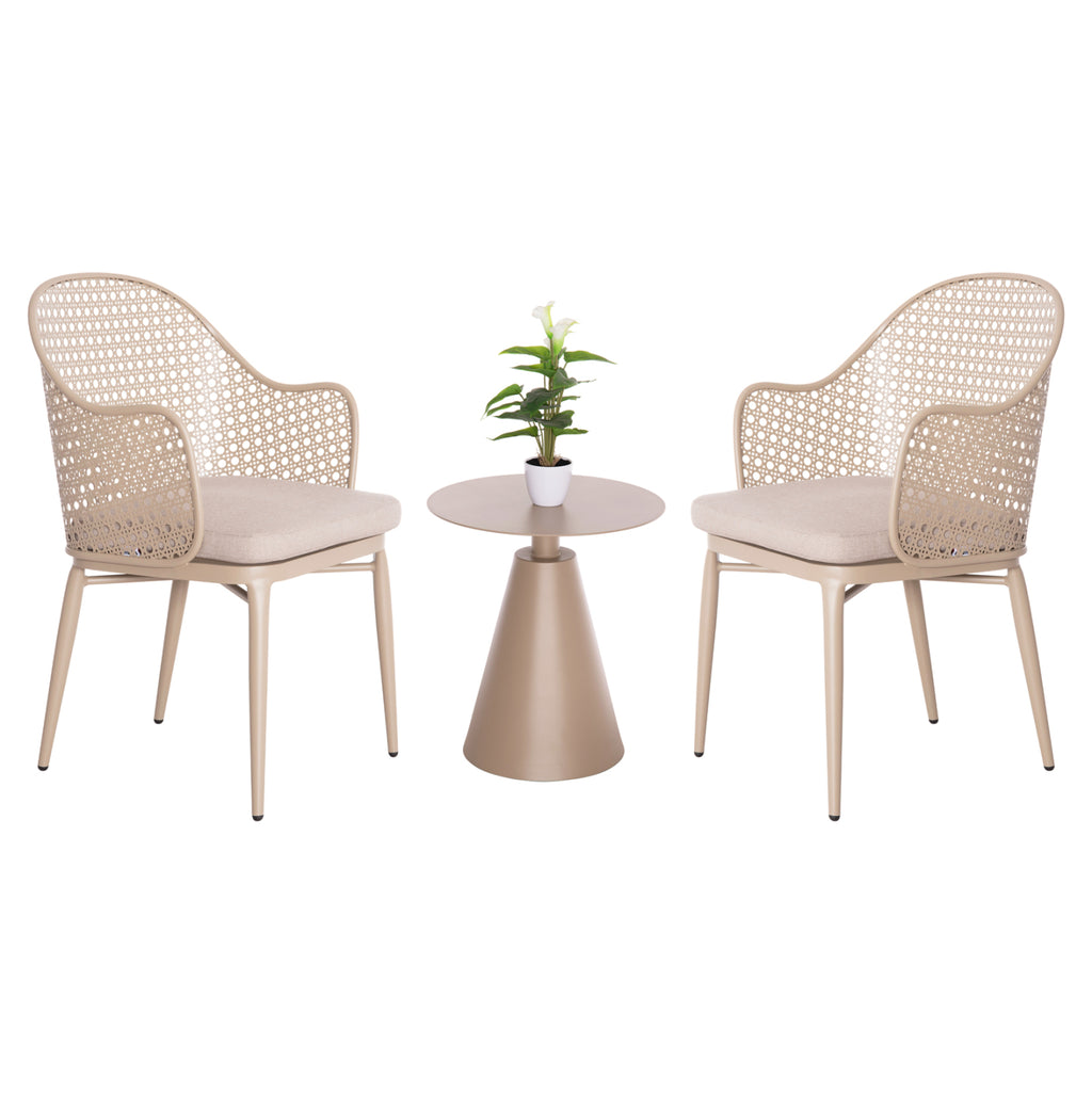 ΣΕΤ LOUNGE 3TMX ΕΞ.ΧΩΡΟΥ OREGO HM21106.03 ΑΛΟΥΜΙΝΙΟ ΣΕ ΚΑΠΟΥΤΣΙΝΟ
