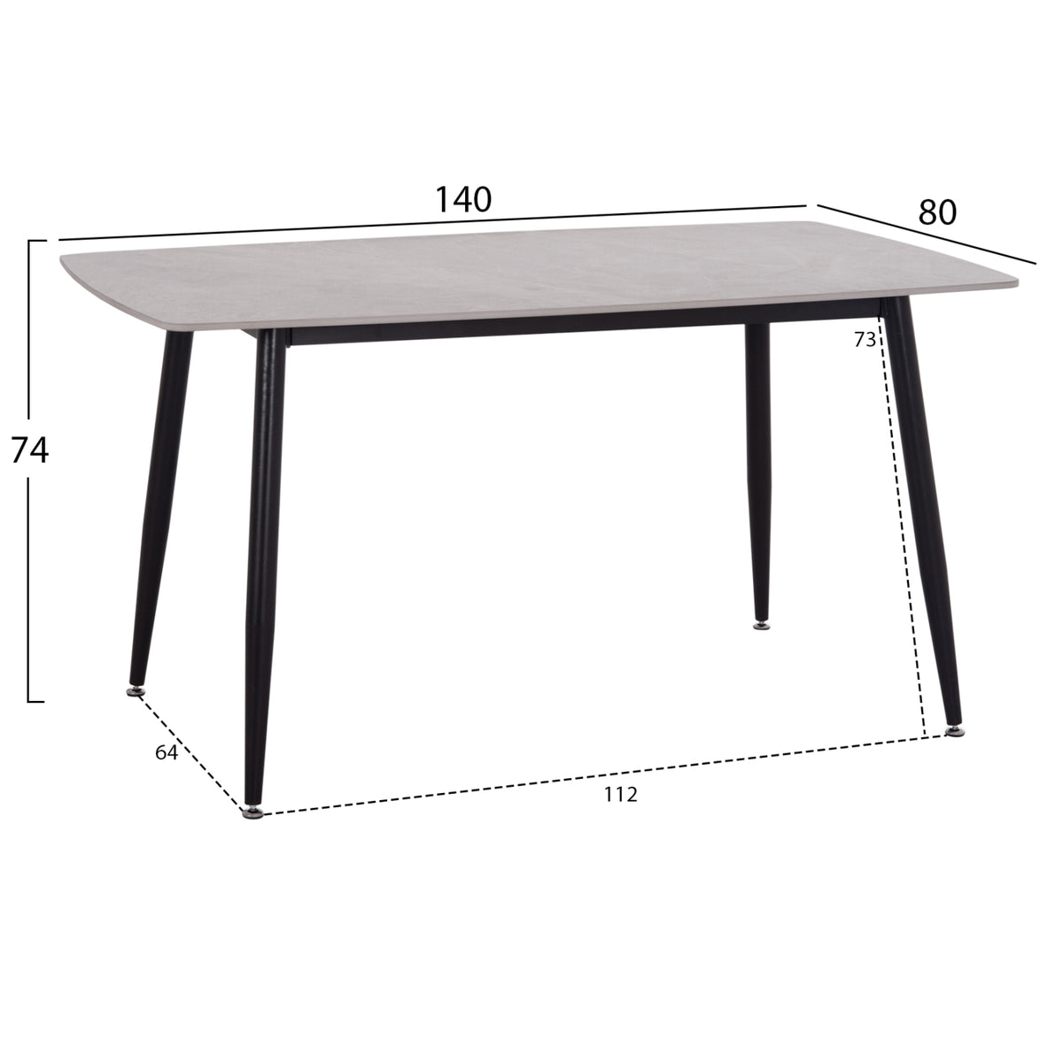 ΣΕΤ ΤΡΑΠΕΖΑΡΙΑΣ 5ΤΜΧ RAVEN HM10743 ΚΕΡΑΜΙΚΟ TOP ΓΚΡΙ ΜΑΡΜΑΡΟ--ΓΚΡΙ ΥΦΑΣΜΑ