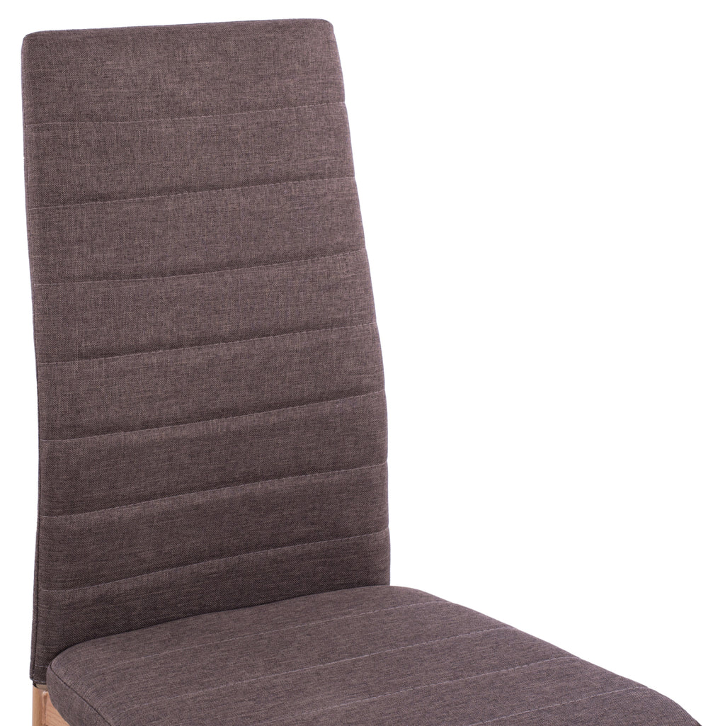 ΣΕΤ ΤΡΑΠΕΖΑΡΙΑΣ 5ΤΜΧ LADY HM11595 ΓΥΑΛΙ--ΜΕΤΑΛΛΟ--MDF ΣΕ SONAMA & ΚΑΦΕ ΥΦΑΣΜΑ