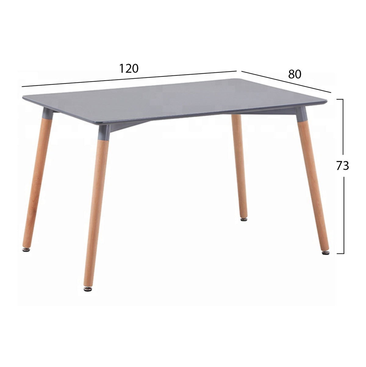 ΣΕΤ ΤΡΑΠΕΖΑΡΙΑΣ 5ΤΜΧ VEGAS HM21177 MDF TOP ΣΕ ΓΚΡΙ--ΥΦΑΣΜΑ ΣΕ ΓΚΡΙ