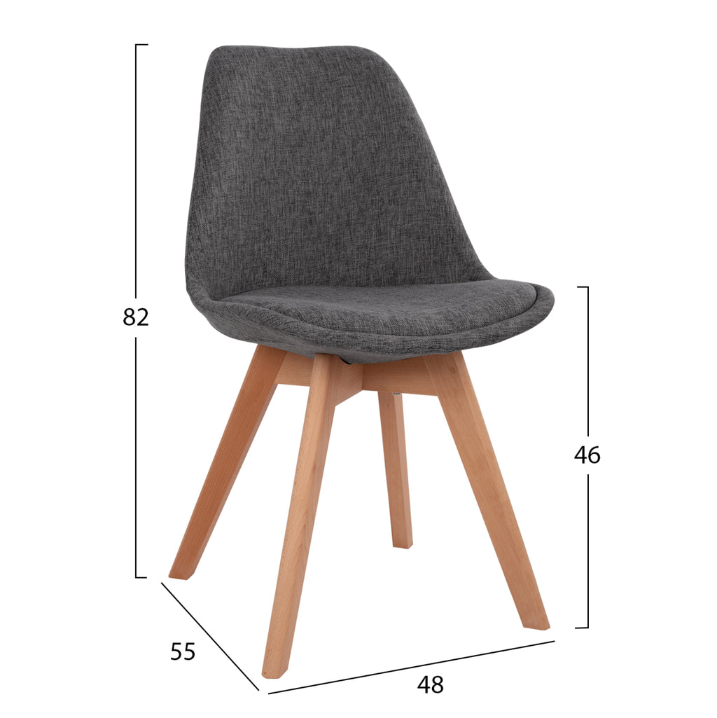 ΣΕΤ ΤΡΑΠΕΖΑΡΙΑΣ 5ΤΜΧ VEGAS HM21177 MDF TOP ΣΕ ΓΚΡΙ--ΥΦΑΣΜΑ ΣΕ ΓΚΡΙ