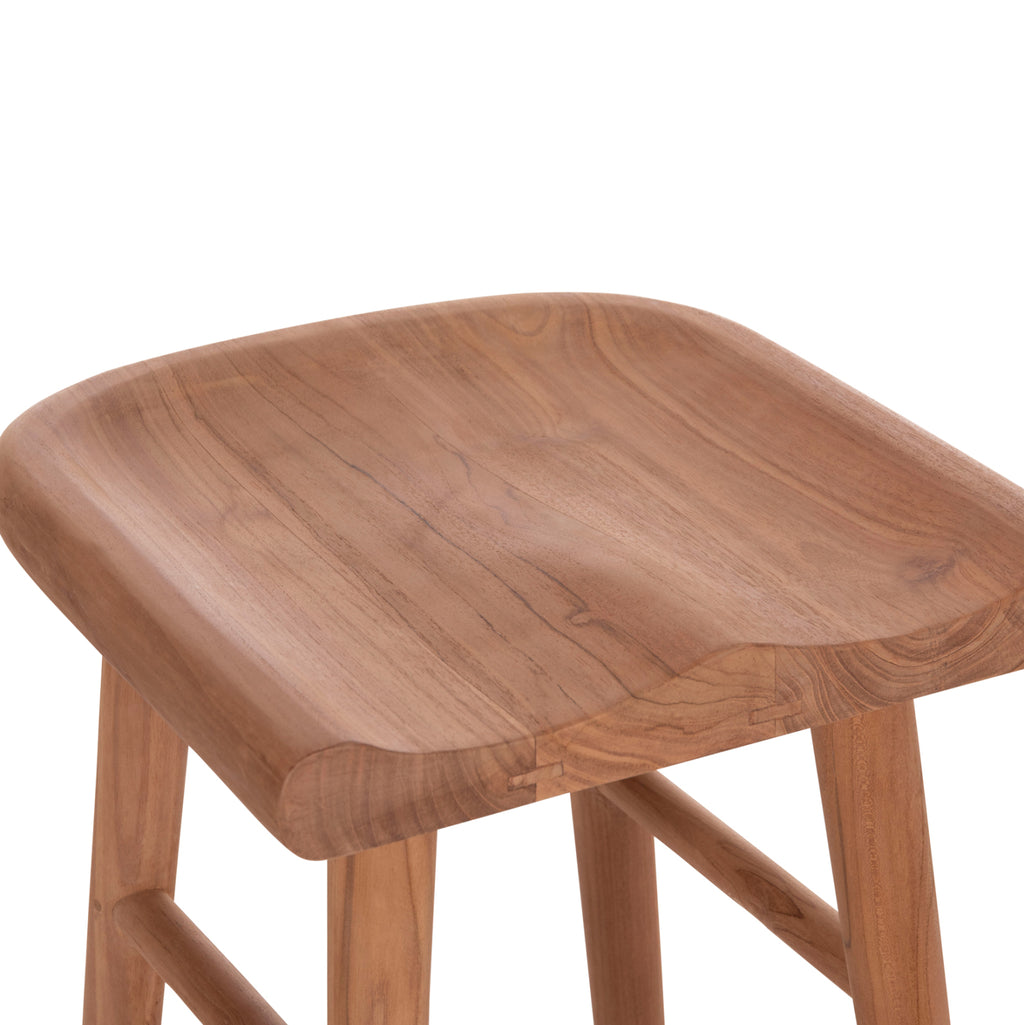 ΣΚΑΜΠΟ ΜΠΑΡ BOLMAR HM18108 ΞΥΛΟ ΤΕΑΚ ΣΕ ΦΥΣΙΚΟ 40.5x44x74Υεκ.