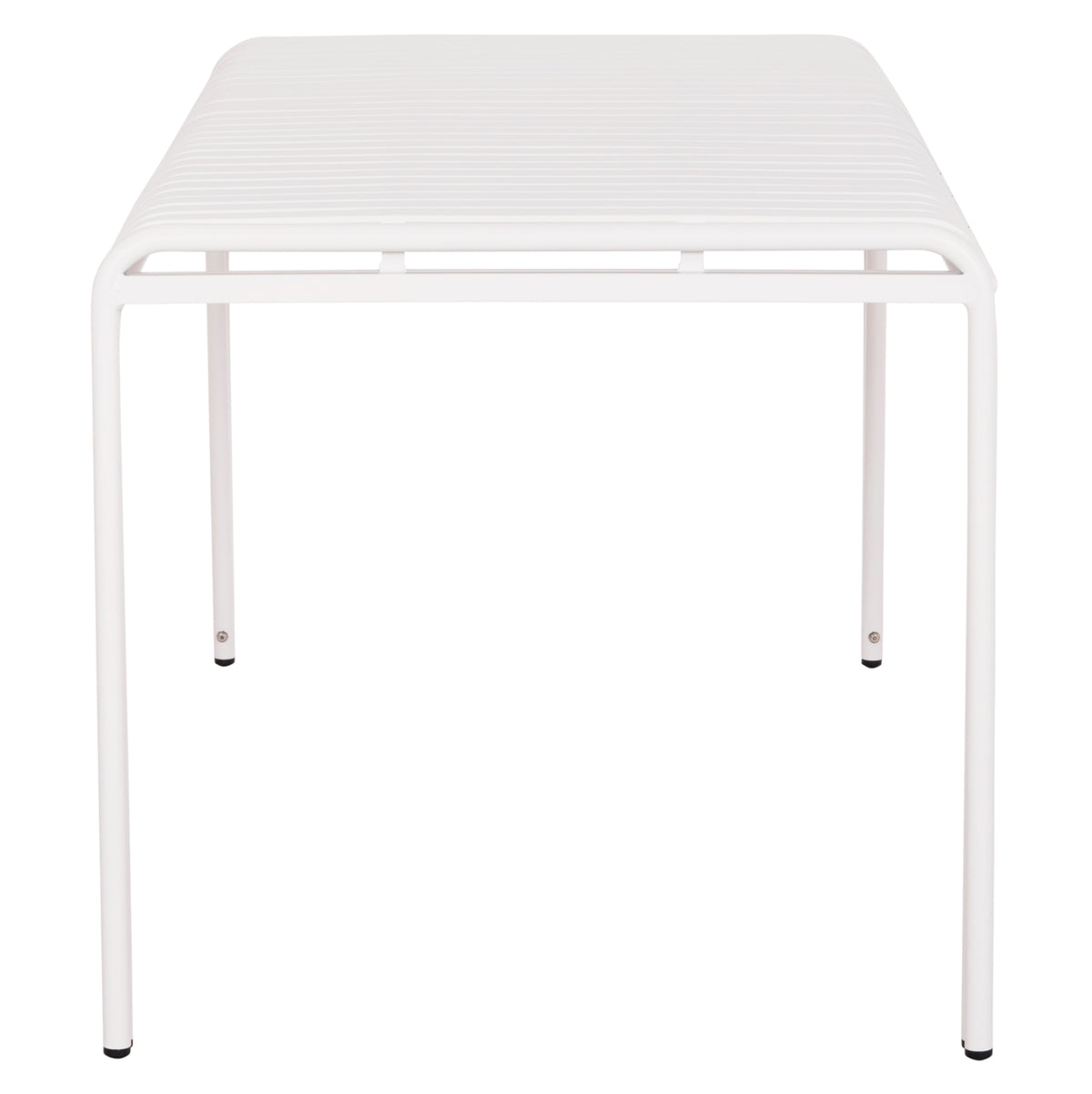 ΤΡΑΠΕΖΙ ΑΛΟΥΜΙΝΙΟΥ RACHEL HM6339.02 ΛΕΥΚΟ 150x80x75Υεκ.