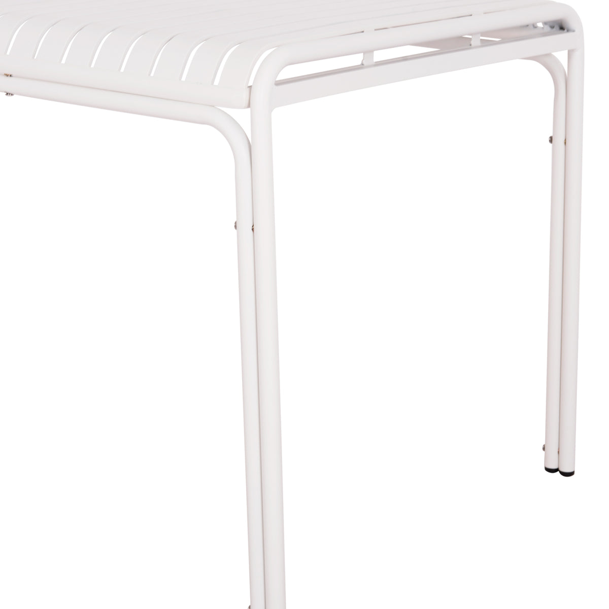 ΤΡΑΠΕΖΙ ΑΛΟΥΜΙΝΙΟΥ RACHEL HM6339.02 ΛΕΥΚΟ 150x80x75Υεκ.