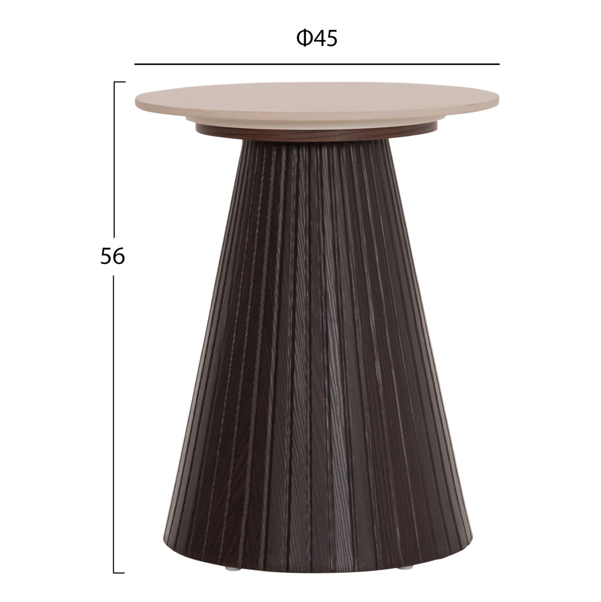 ΤΡΑΠΕΖΙ ΒΟΗΘΗΤΙΚΟ CATER HM18322 ΚΕΡΑΜΙΚΟ TOP ΟΨΗ ΤΡΑΒΕΡΤΙΝΑΣ-MDF ΒΑΣΗ Φ45x56Υεκ