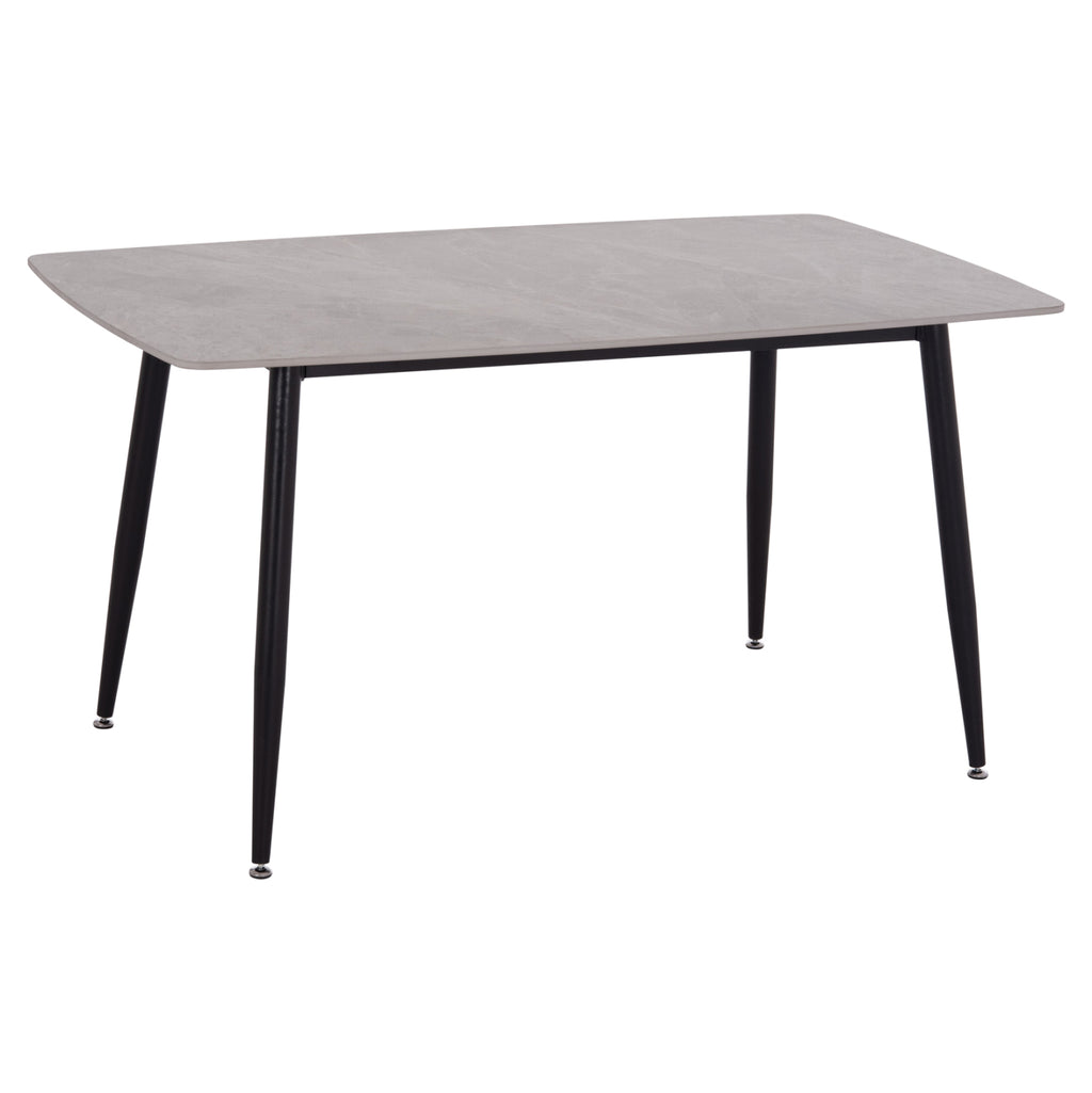 ΤΡΑΠΕΖΙ RAVEN HM18149.13 ΚΕΡΑΜΙΚΟ TOP ΜΕ ΟΨΗ ΓΚΡΙ ΜΑΡΜΑΡΟ 140x80x74Υεκ.