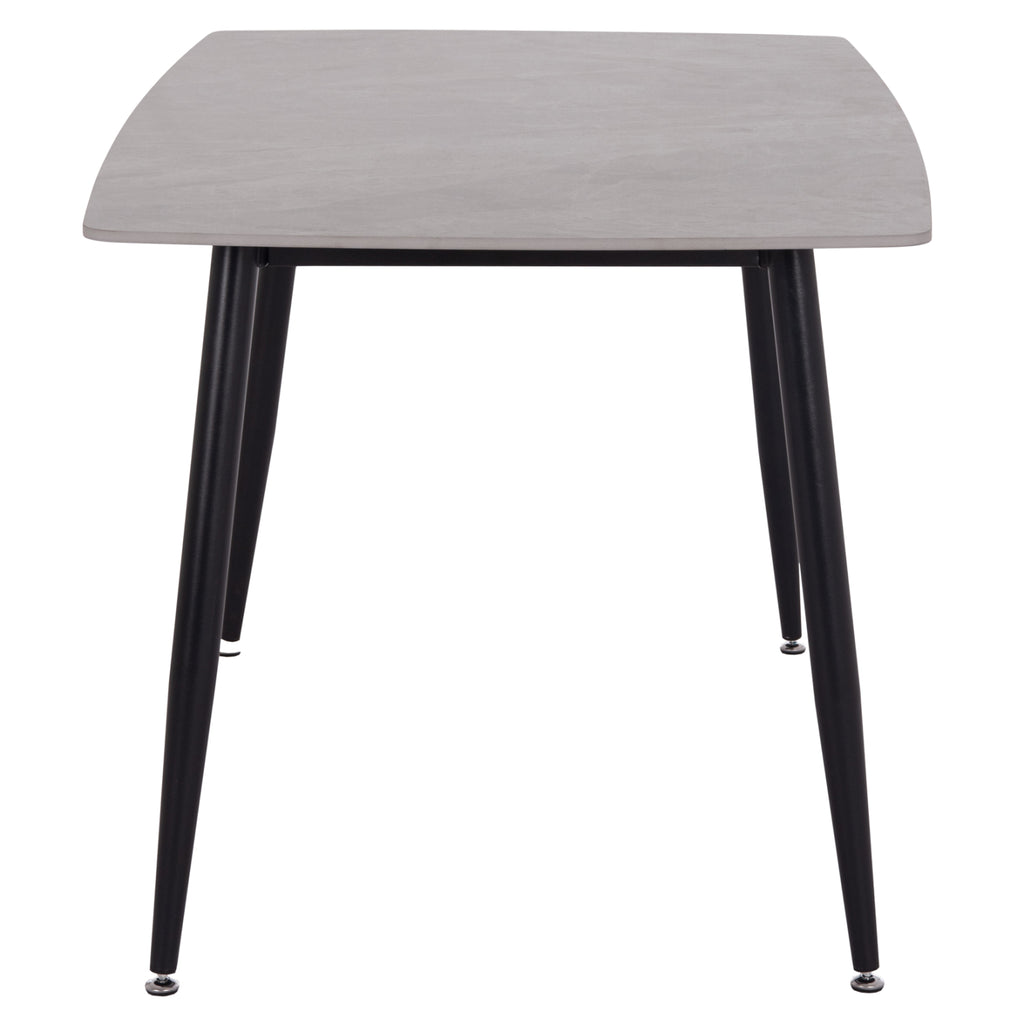 ΤΡΑΠΕΖΙ RAVEN HM18149.13 ΚΕΡΑΜΙΚΟ TOP ΜΕ ΟΨΗ ΓΚΡΙ ΜΑΡΜΑΡΟ 140x80x74Υεκ.
