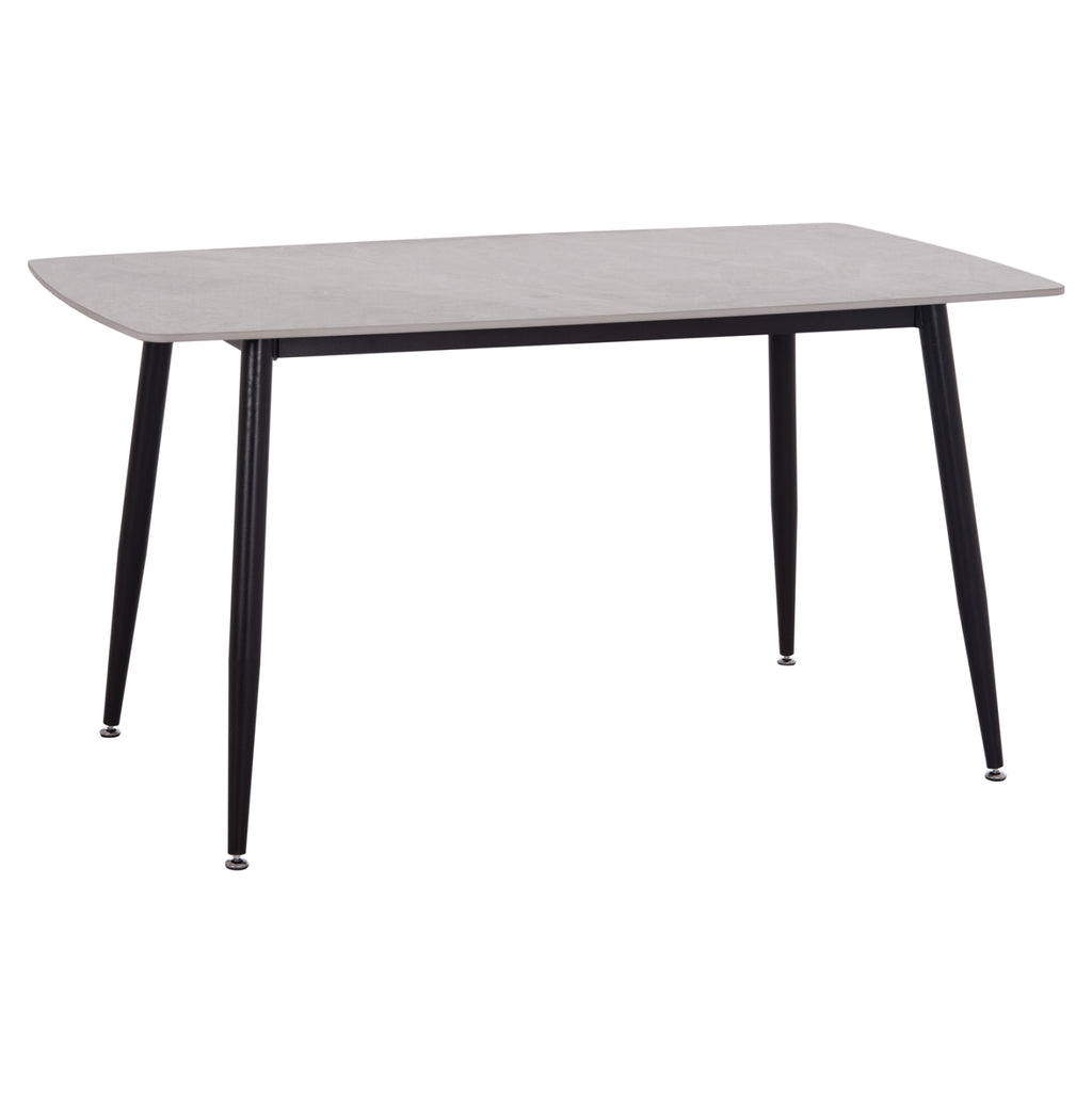 ΤΡΑΠΕΖΙ RAVEN HM18149.13 ΚΕΡΑΜΙΚΟ TOP ΜΕ ΟΨΗ ΓΚΡΙ ΜΑΡΜΑΡΟ 140x80x74Υεκ.