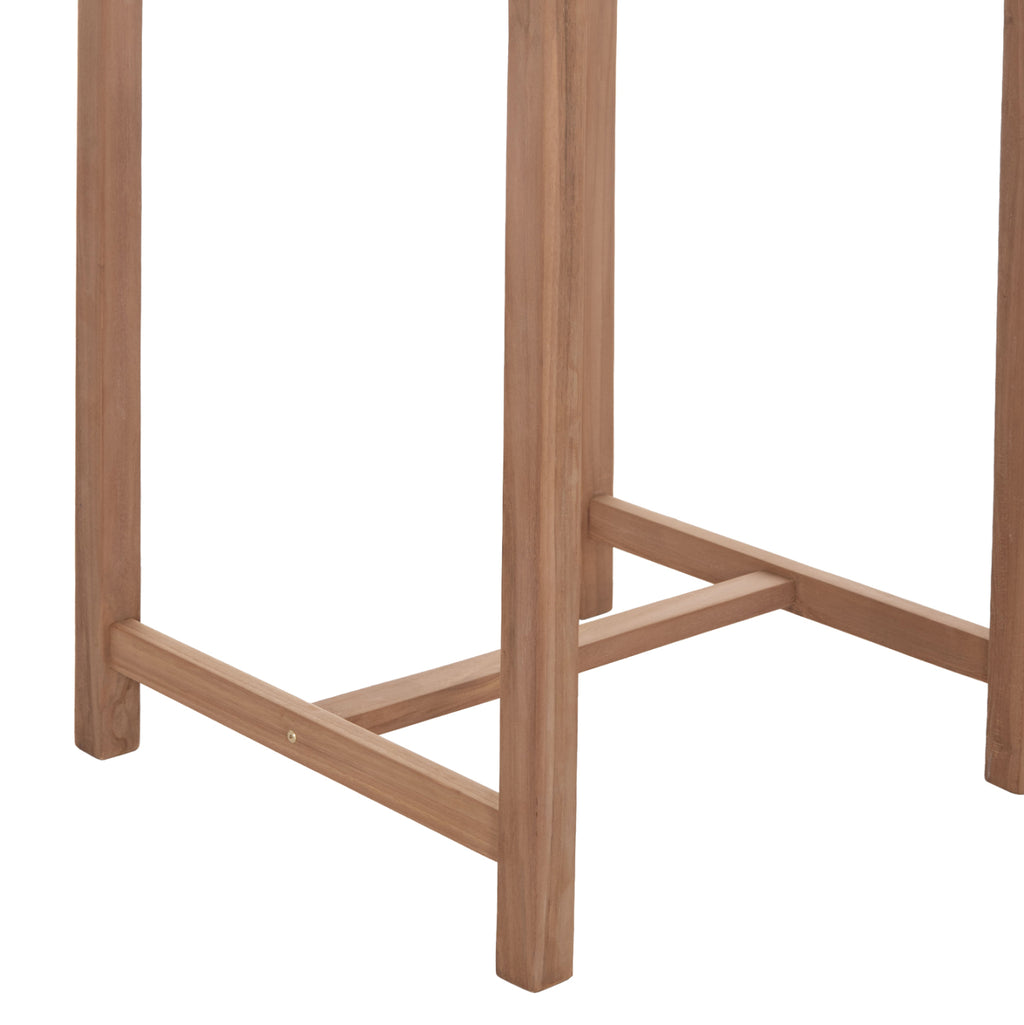 ΤΡΑΠΕΖΙ ΜΠΑΡ ΤΕΤΡΑΓΩΝΟ PRESSCOT HM18113 ΞΥΛΟ TEAK ΣΕ ΦΥΣΙΚΟ 70x70x105Υεκ.