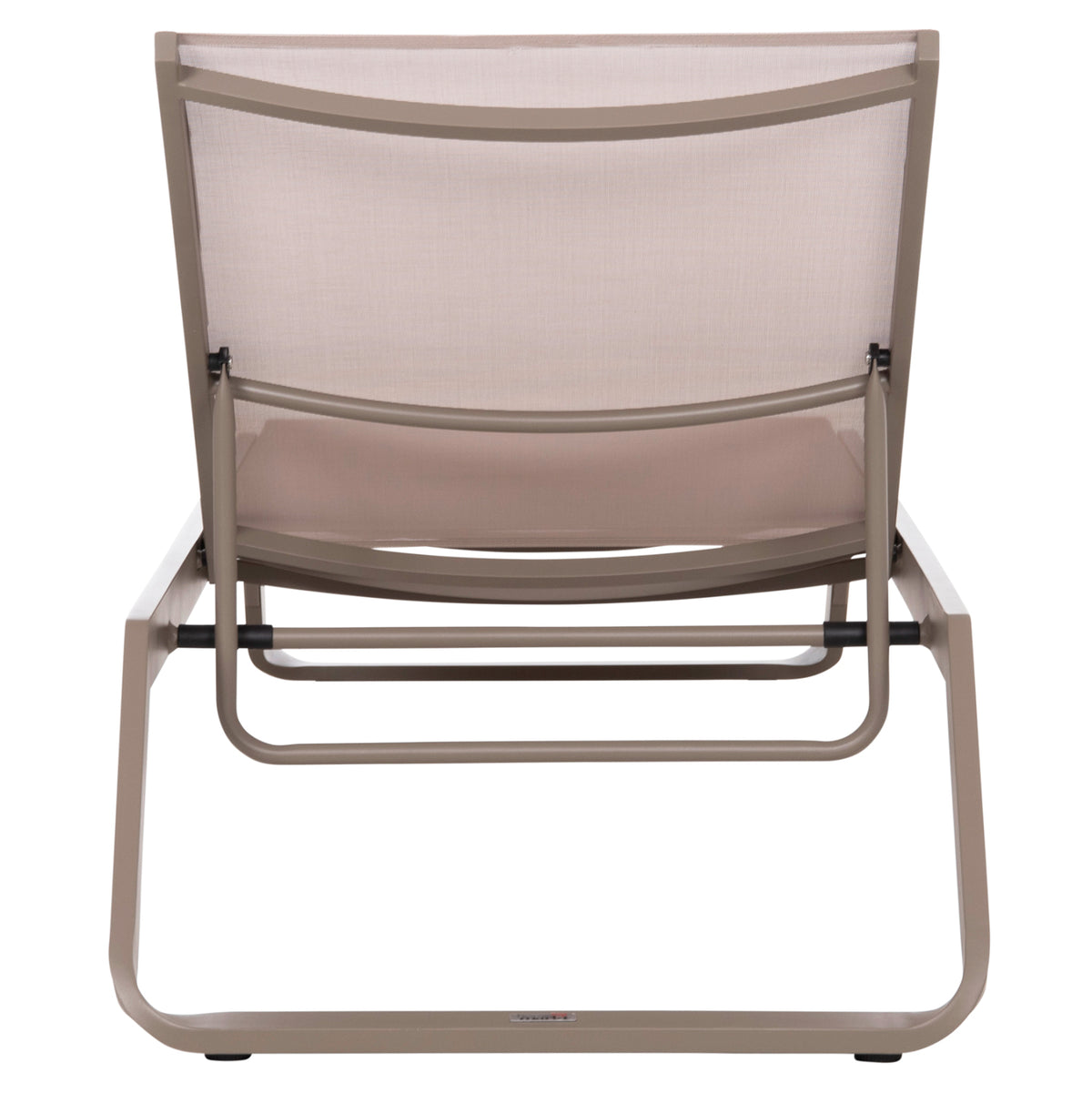 ΞΑΠΛΩΣΤΡΑ ΑΛΟΥΜΙΝΙΟΥ MARIMAR HM6562.03 ΣΚΕΛΕΤΟΣ TAUPE & TEXTILENE ΜΠΕΖ 220x67.5x31.5Υεκ