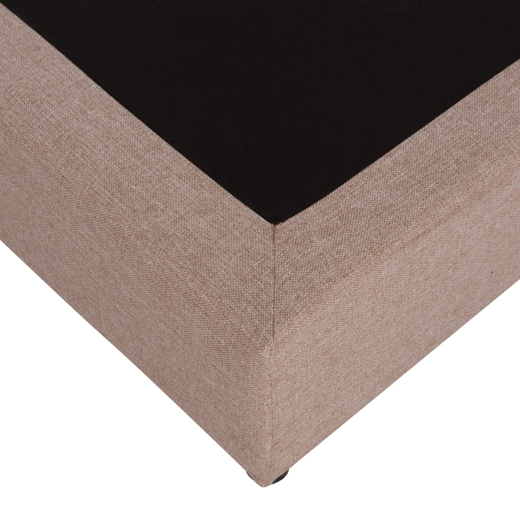 ΥΠΟΣΤΡΩΜΑ/ΚΡΕΒΑΤΙ KING-SIZE SIGGY HM21218.01 ΜΠΕΖ ΥΦΑΣΜΑ--ΓΙΑ 180x200εκ.